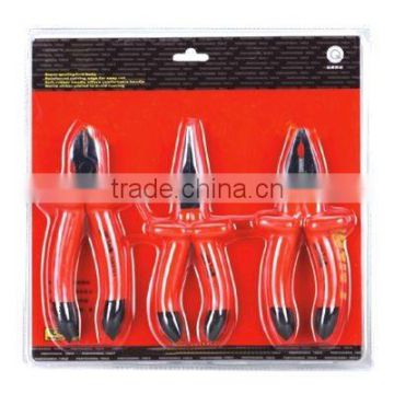 3pcs Combination Plier set for insulation, Heavy Duty