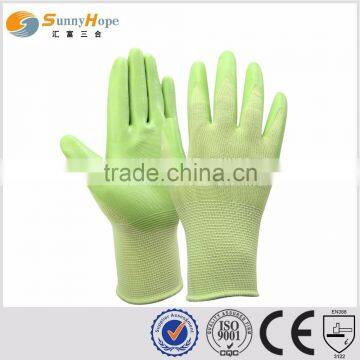 SunnyHope Cheap and hot sale 13g nitrile coated gloves