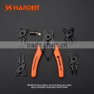Professional 5PCS Chrome Vanadium Circlip Plier Set photo-2
