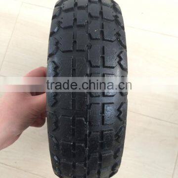 Steel Hub Small PU Wheel 4.10 350-4 Tyre photo-4