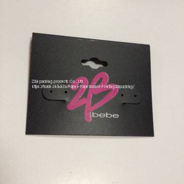 Jewelry packaging card printing