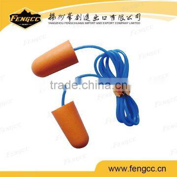 Hot sale promotion Pu foam Ear plugs with string,sleeping earplugs