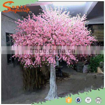 Guangzhou Wedding Decoration Pink Artificial Silk Cherry Blossom Tree for Sale photo-5