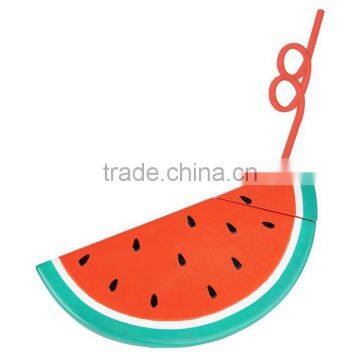 UCHOME Fancy Fruit Shape PP Drinking Water Bottle With Straw photo-2