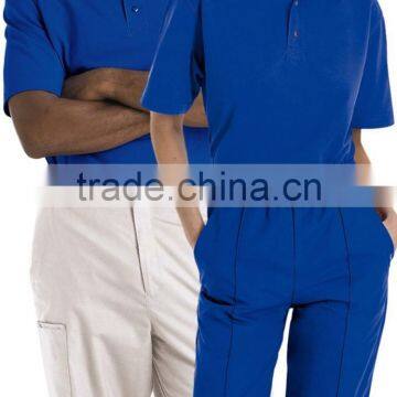 Unisex Short Sleeve Polo T-shirts Cotton Work Uniform Polo photo-3