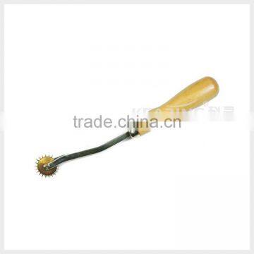 Metal Tracing Wheel / Needle Point Tracer / wood handle sew tracer wheel # NPT10