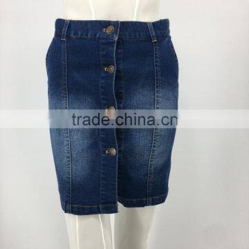 Ladies OEM contomporary denim wrap sexy skirt