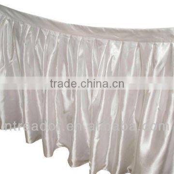 Latest Fashion Satin Table Skirt photo-2