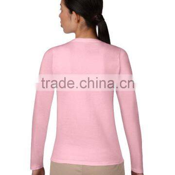 180g Solid Color Women's Long Sleeve Thin Pullover Hoodies, Custom Logo Wholesale photo-2