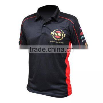 Kroad good quality sublimated print polo t shirt