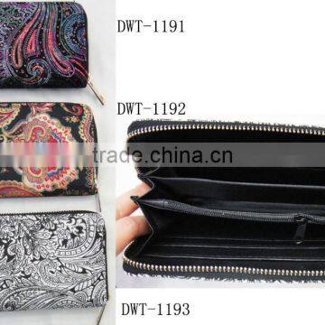 New Stylish Women Canvas Cotton Classic Floral Wallet photo-6