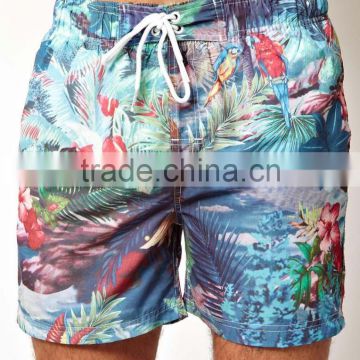 MENS PRINTED HAWAIIAN SHORT V5216