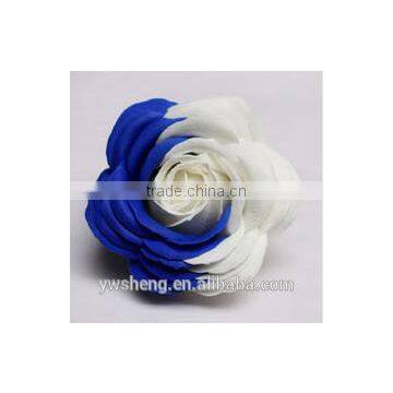 Wholesale Colorful Big Rose Flower Two - Tone Rose Diy Artificial Soap Flower photo-4