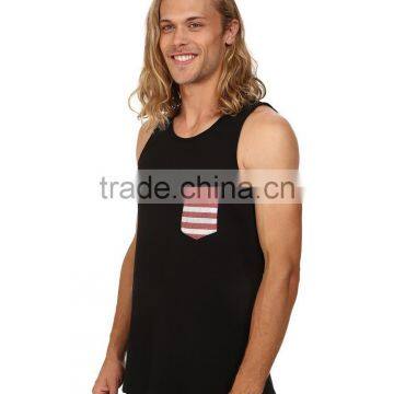 Dri Fit Stringer Tank Top Custom Gym Stringer Vest photo-2