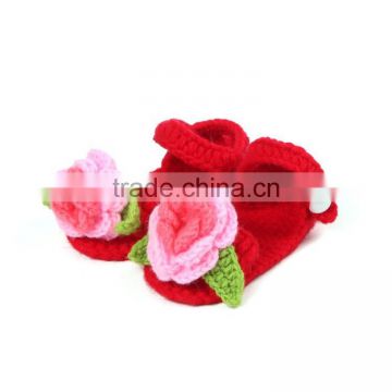 Fashion Summer Design Knitting Shoes Free Crochet for Baby