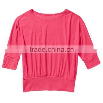 Ladies 3/4 Sleeve Blouse, 95% Cotton, 5% Lycra, photo-2