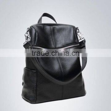 Black Women Waterproof Pattern Custom Leather Backpack Wholesale photo-4