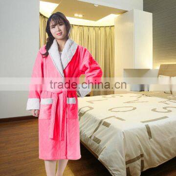 Pretty Girl New Design Coral Fleece Bathrobe