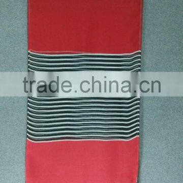 Lady Silk Scarf, Crepe GGT, Long Scarf, Tassels photo-3
