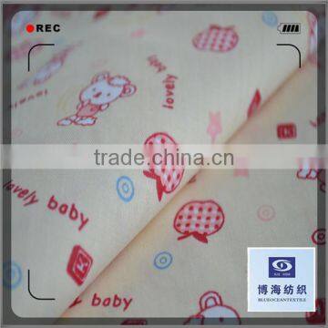 cartoon pigment print 65% 35% tc pocketing fabric