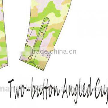 Designer Custom Half Placket Camo Shirt photo-5