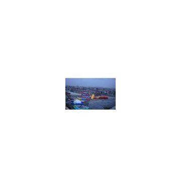 PVC Tarpaulin Inflatable Water Sports Trampoline Combo for Swimming Park, Hotels