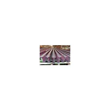 Blue / Green Galvanized Steel H Beam , H Shaped Steel Structure Column Beam AISI / ASTM SS400
