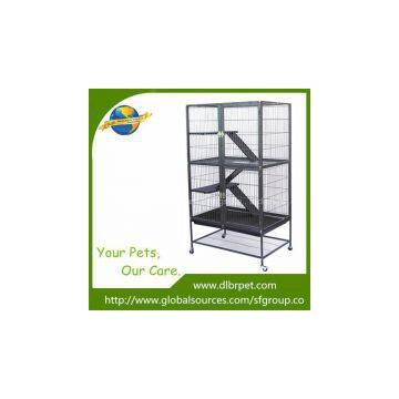 Luxirious Double Floor Durable Metal Material Ferret Cage,OEM is welcome,Factory supply.