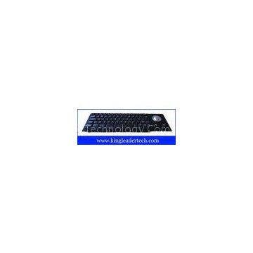 Electroplated black cherry keyswitch industrial metal keyboard MKB-63CA-TB-B