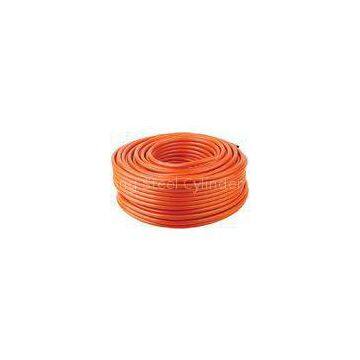 8*15mm Orange PVC Pipe / LP Gas Hose For For LPG Regulator Nigeria , 50m/Roll