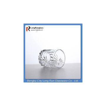 LongRun 10oz Personalized Snow Carved Cut Glass Whisky Tumbler photo-3