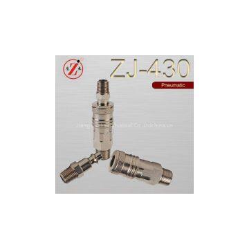 ZJ-430 Carbon Steel ISO6150B Standard Pneumatic Quick Disconnects Coupling