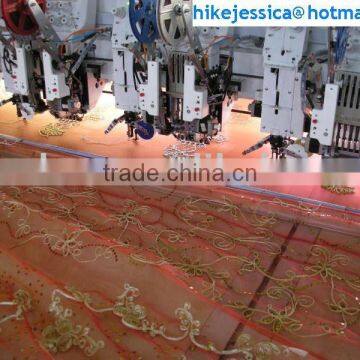 YY-604 Cording Coiling Taping and Double Sequins Mixed Computerized Embroidery Machine photo-2