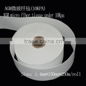 micro fiberglass battery separator in roll