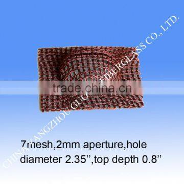 High Silica Roving in 3 Warp Yarn and 3 Weft Yarn Weave Way Making Molten Steel Filtering Part photo-3