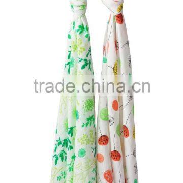 100% Organic Muslin Swaddle Blankets Unique Stunning Prints Luxuriously Soft Muslin Blankets 100% Organic Baby Gifts