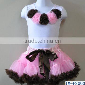 Boutique Remake Baby Girls Tulle Ruffled 2 Pieces Skirts Sets IM-PS003