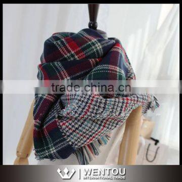 Fashion Soft Blanket Tartan Scarf