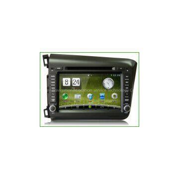 Newsmy DT5231S For Honda Civic 2din car dvd gps CarPAD2 8inch 1024*600 HD touch 4 core Android 4.4 Wince HiFi radio 3g,Car DVD Navigation,special car DVD player,slot in dvd player,central multimedia,car gps player,car double din dvd player,
