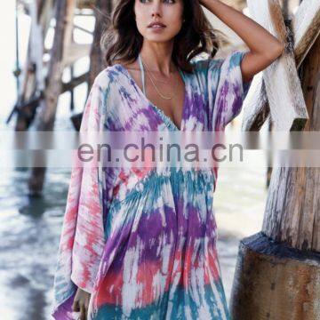 Europe And America Beach Sunscreen Shirt Printing Holiday Bikini Skirt