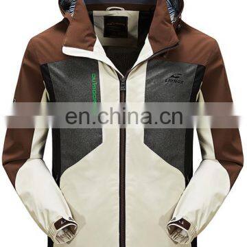 Waterproof Polyester Windbreaker Jacket Mens Pullover Winter Jackets