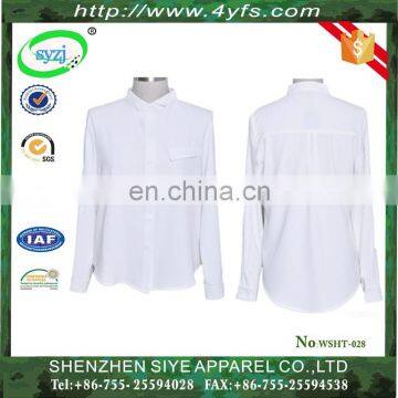 Women Dress Shirt Office Uniform Ladies Shirt with OEM Service