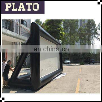 40ft big outdoor projection advertising TV screen inflatable movie screen with factory price