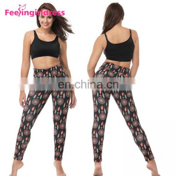 Hot Sale New Mix Custom Oem Indian High Waist Super Soft Printed Leggings