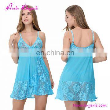 Dropshipping Women Lace Slips Pajamas Sexy Lingerie Ladies Sleepwear