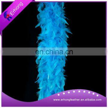 Blue color turkey make cheap feather boa