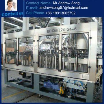 Small Capacity Complete Carbonated Beverage Filling Machine