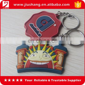 cheap custom fashion 3d pvc keychains for wholesale