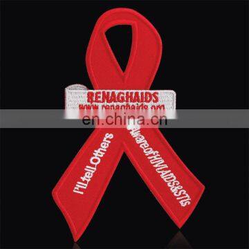 Red ribbon work embroidery designs