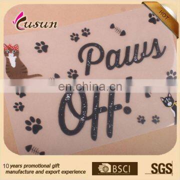 Promotional high quality hot sales pet cat or dog plastic feeding mat